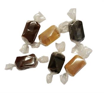 Flødekarameller mix (indpakkede) - ca 100 stk.