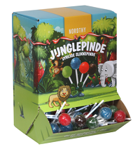 Junglepinde ( 90 stk. ). Indpakkede blandede syrlige. ( kort dato 23/12 )