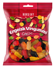 Engelsk Vingummi. 900 gram